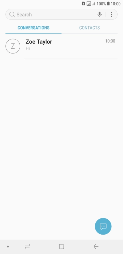 Press the new message icon.