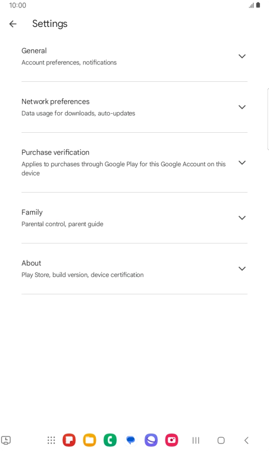Press Network preferences.