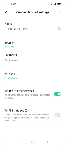 Press the field below 