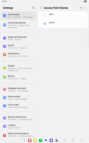 Press the Home key to return to the home screen.