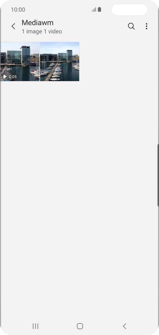 Press and hold any picture or video clip.