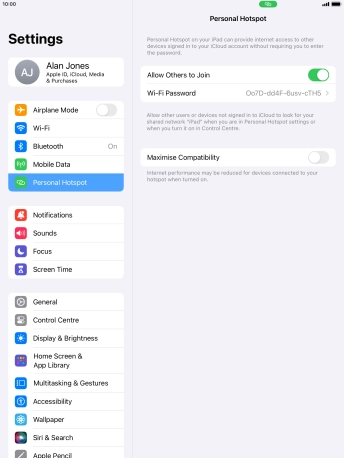 Press the Home key to return to the home screen.