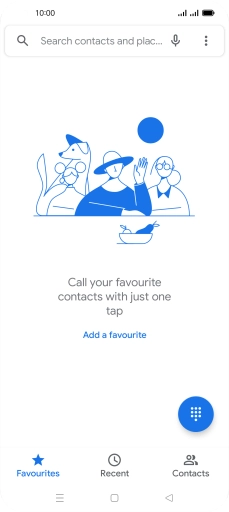 Press the menu icon.
