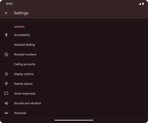 Press Calling accounts.