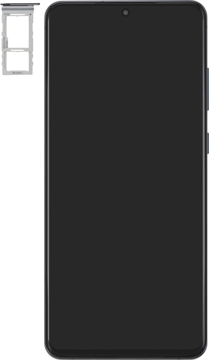 Turn your SIM as illustrated next to the SIM holder and place it in the SIM holder.