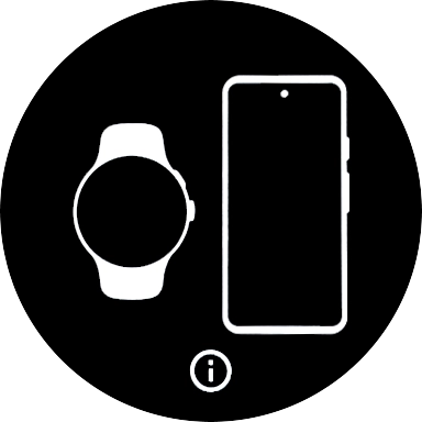 Press the information icon.