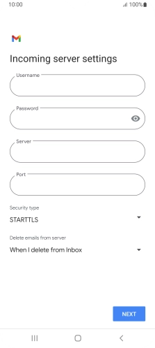 Press the field below 