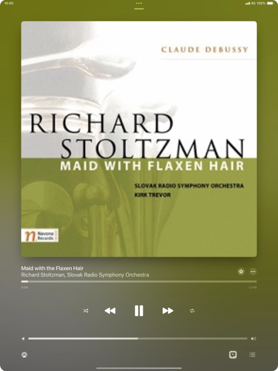 Press arrow right to go to the next audio file.