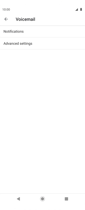 Press Advanced settings.