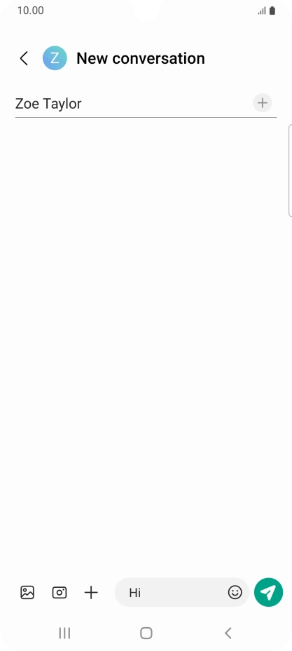 Press the picture icon.