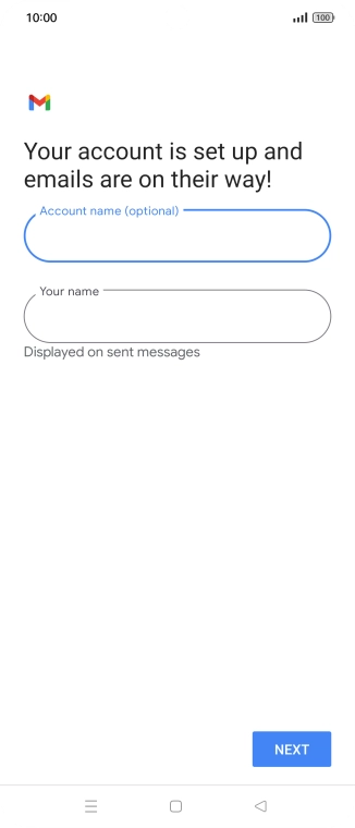 Press the field below 