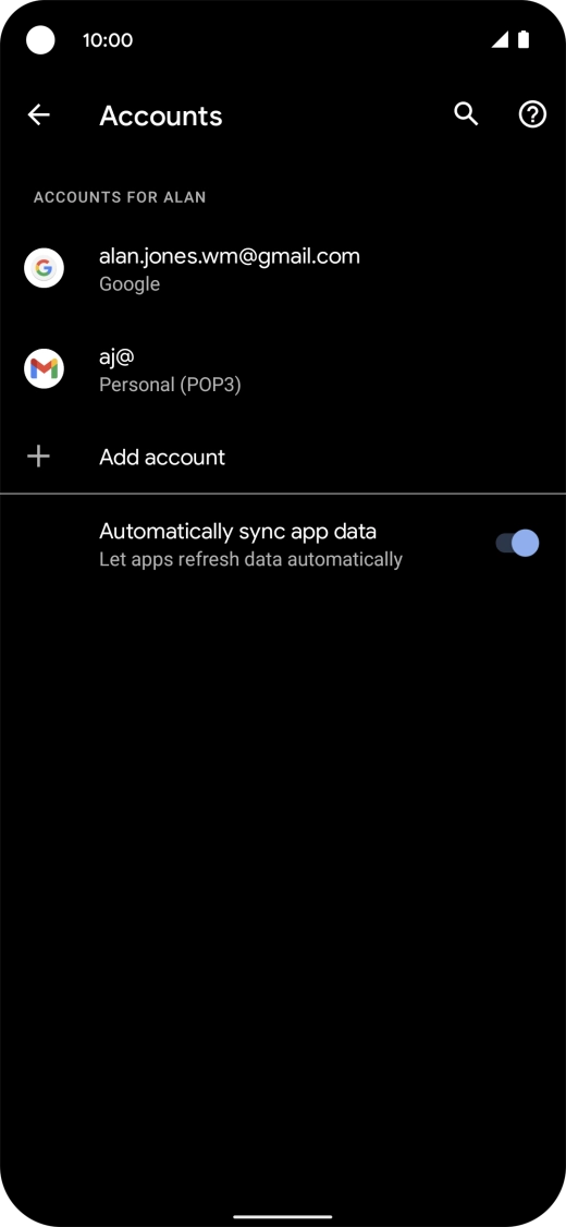 Slide your finger upwards starting from the bottom of the screen to return to the home screen.