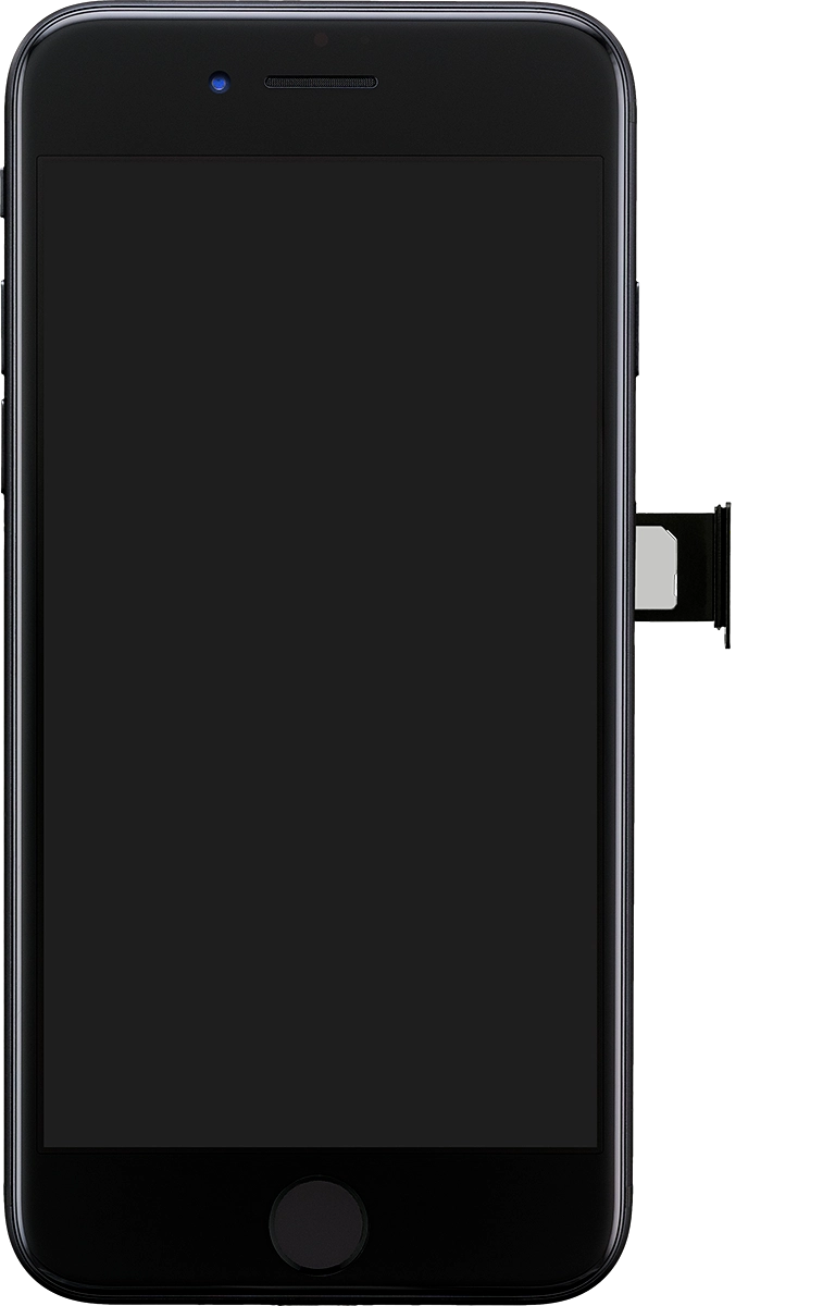 Place your SIM in the SIM holder and insert the SIM holder into your phone.