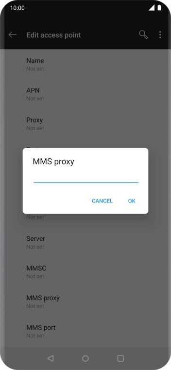 Key in 149.254.201.135 and press OK.