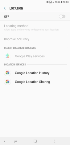 Press the indicator to turn the function on or off.