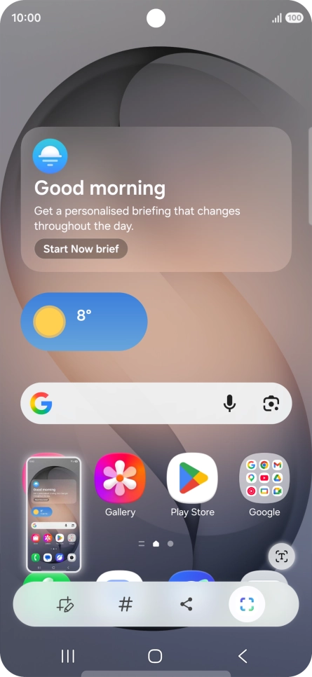 To edit your screenshot, press the screenshot and follow the instructions on the screen to make the required changes.