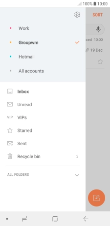 Press the settings icon.