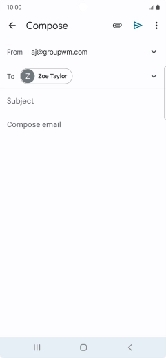 Press Subject and key in the required subject.