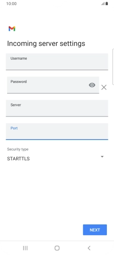 Press the drop down list below 
