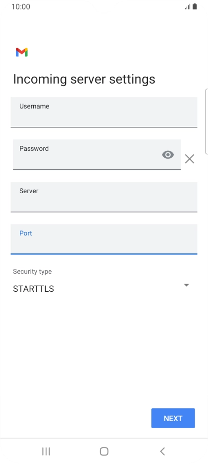 Press the drop down list below 