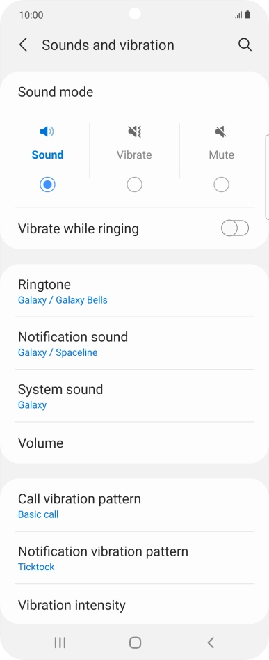 Press Ringtone.