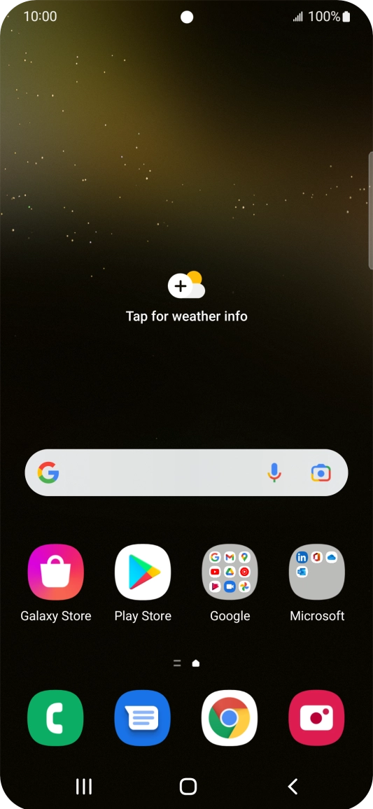 Slide your finger upwards on the screen.