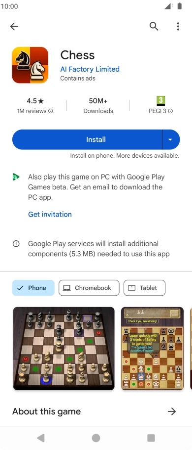 Press the Home key to return to the home screen.