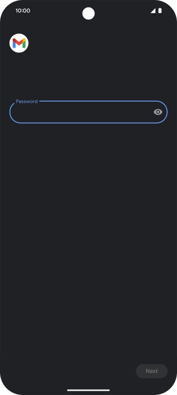 Press the field below 