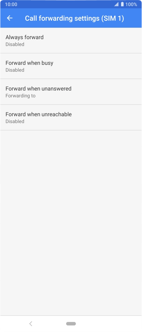Press the Home key to return to the home screen.