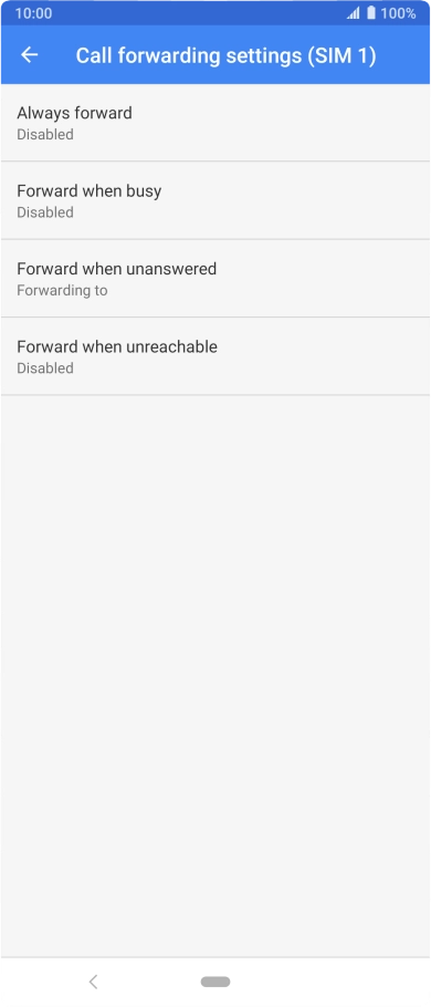 Press the Home key to return to the home screen.