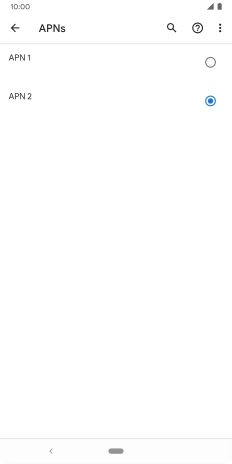 Press the Home key to return to the home screen.