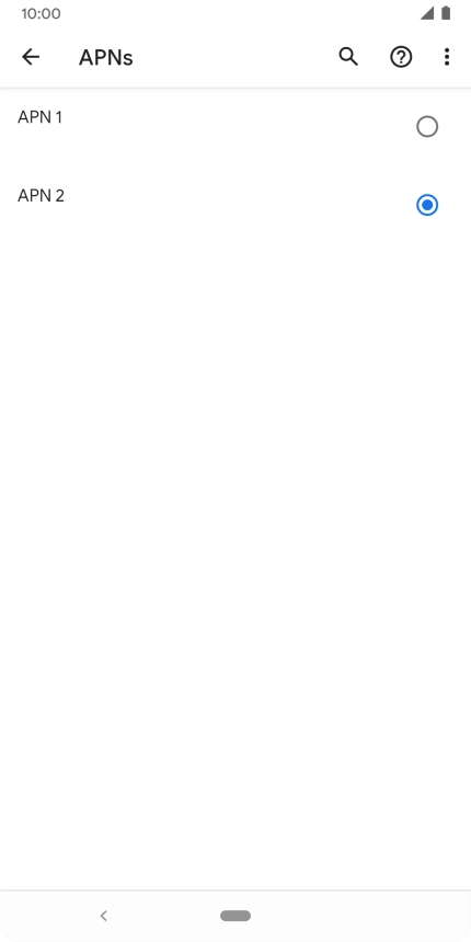 Press the Home key to return to the home screen.