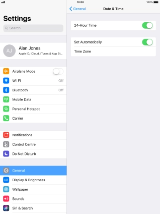 Press the Home key to return to the home screen.