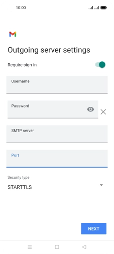 Press the drop down list below 