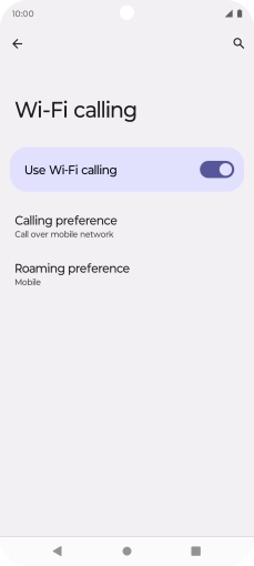 Press the Home key to return to the home screen.