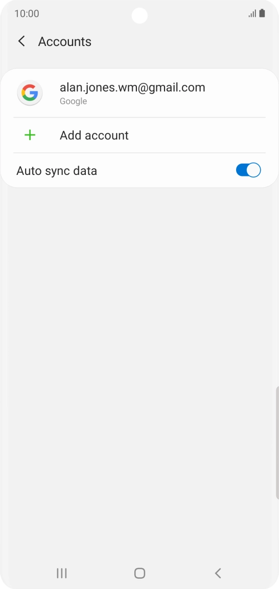 Press the Home key to return to the home screen.