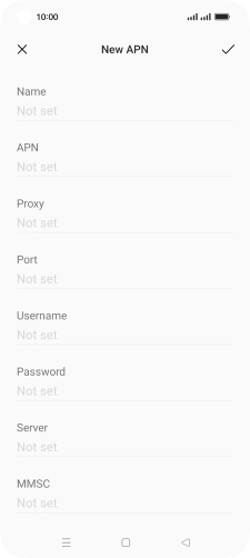 Press the field below 