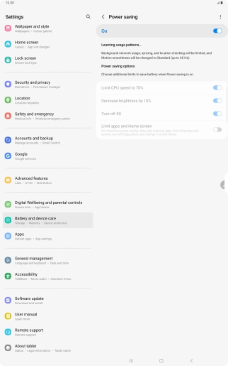 Press the Home key to return to the home screen.