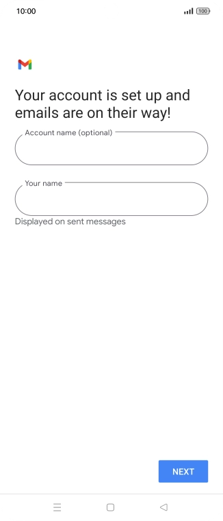 Press the field below 