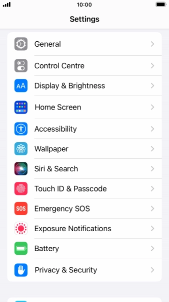 Press Touch ID & Passcode.
