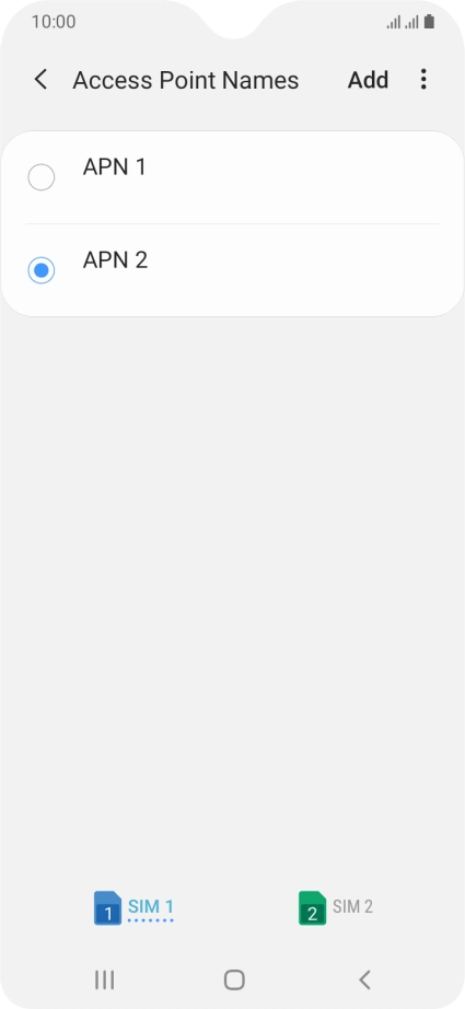 Press the Home key to return to the home screen.