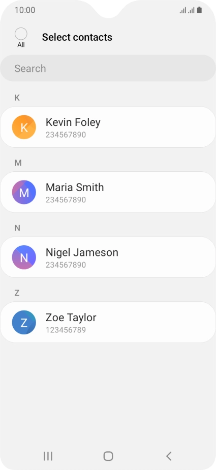 Press the field above 