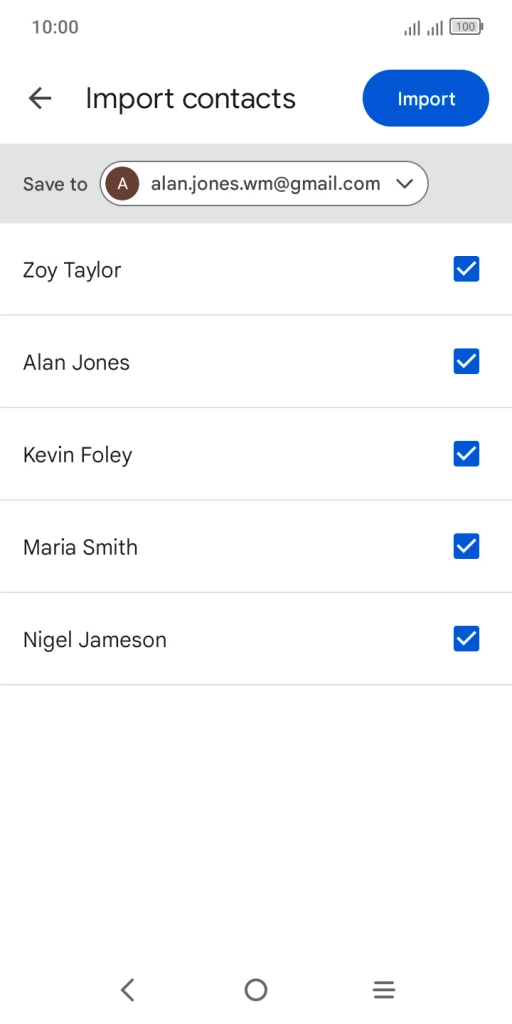Press the drop down list next to 