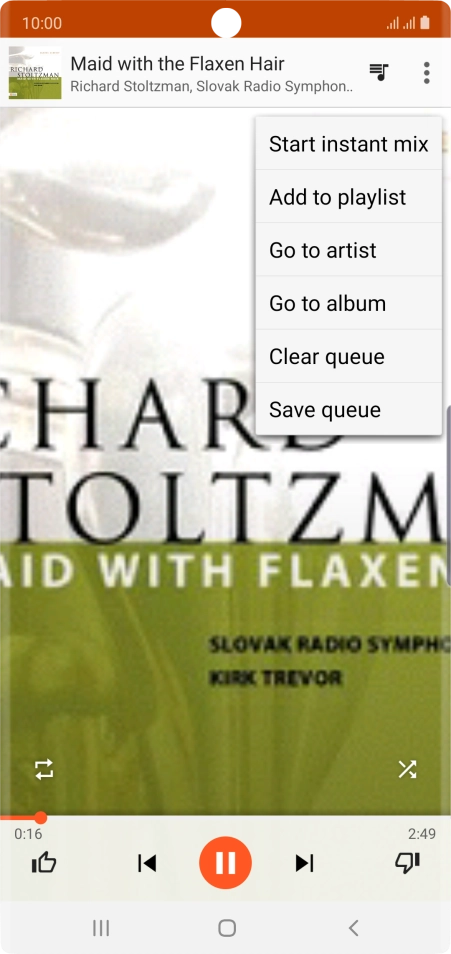 Press Add to playlist.