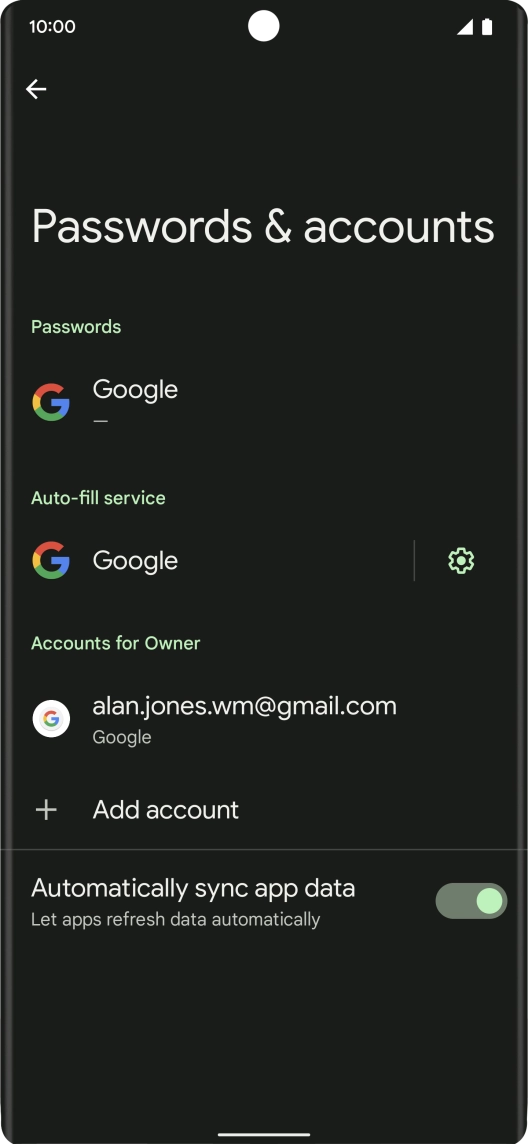 Slide your finger upwards starting from the bottom of the screen to return to the home screen.