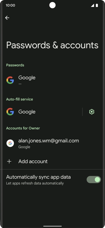 Slide your finger upwards starting from the bottom of the screen to return to the home screen.