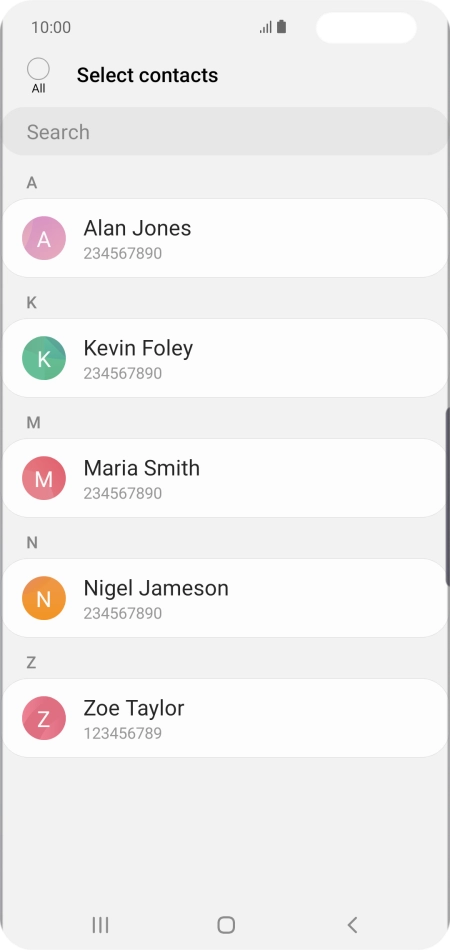 Press the field above 