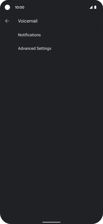 Press Advanced Settings.