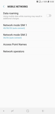 Press Access Point Names.