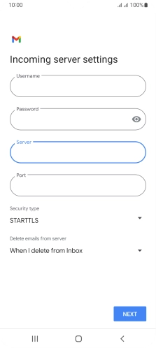 Press the field below 